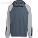 Kurtka męska adidas Tiro 23 Competition All-Weather szara HU1320 Adidas teamwear Kurtka męska adidas Tiro 23 Competition All-Weather szara HU1320 Adidas teamwear