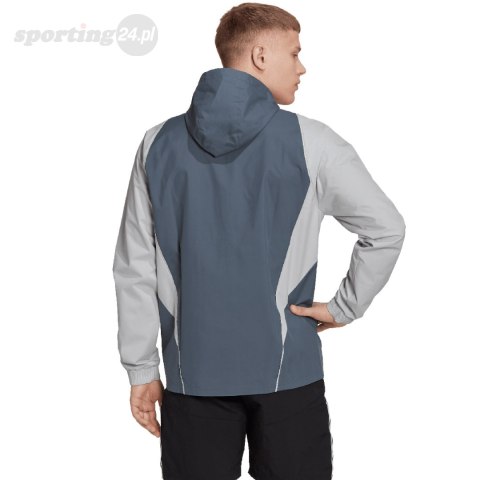 Kurtka męska adidas Tiro 23 Competition All-Weather szara HU1320 Adidas teamwear Kurtka męska adidas Tiro 23 Competition All-Weather szara HU1320 Adidas teamwear