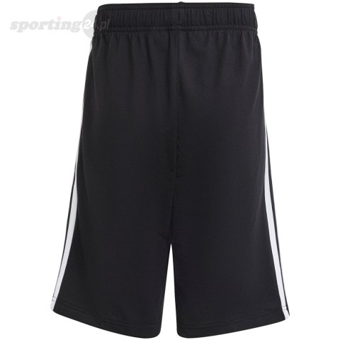 Spodenki dla dzieci adidas Essentials 3-Stripes Knit czarne HY4714 Adidas Spodenki dla dzieci adidas Essentials 3-Stripes Knit czarne HY4714 Adidas
