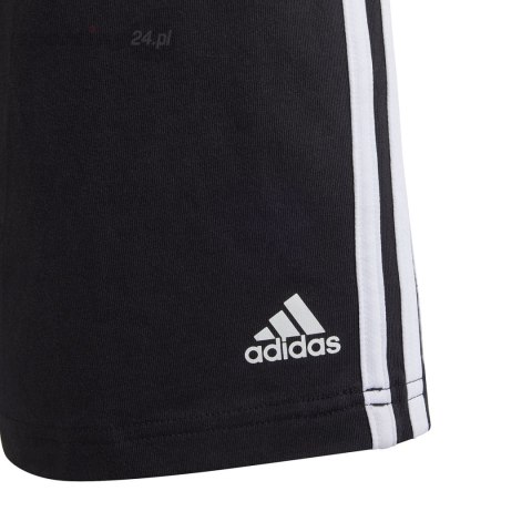 Spodenki dla dzieci adidas Essentials 3-Stripes Knit czarne HY4714 Adidas Spodenki dla dzieci adidas Essentials 3-Stripes Knit czarne HY4714 Adidas