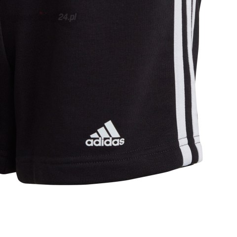 Spodenki dla dzieci adidas Essentials 3-Stripes czarne IC3631 Adidas Spodenki dla dzieci adidas Essentials 3-Stripes czarne IC3631 Adidas