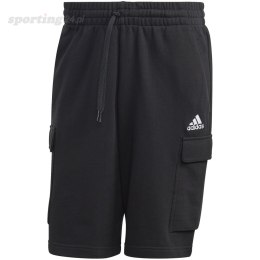 Spodenki męskie adidas Essentials French Terry Cargo czarne HA4338 Adidas