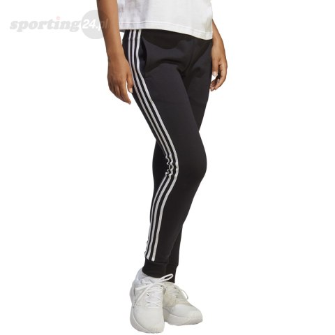 Spodnie damskie adidas Essentials 3-Stripes French Terry Cuffed czarne IC8770 Adidas Spodnie damskie adidas Essentials 3-Stripes French Terry Cuffed czarne IC8770 Adidas