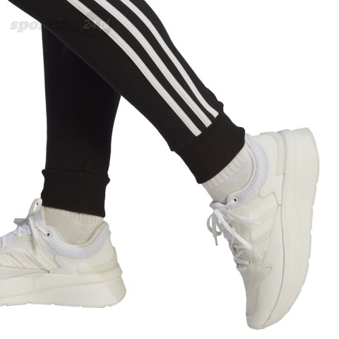 Spodnie damskie adidas Essentials 3-Stripes French Terry Cuffed czarne IC8770 Adidas Spodnie damskie adidas Essentials 3-Stripes French Terry Cuffed czarne IC8770 Adidas