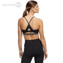 Stanik sportowy adidas Aeroreact Training Light-Support 3-Stripes Bra czarny HC7862 Adidas