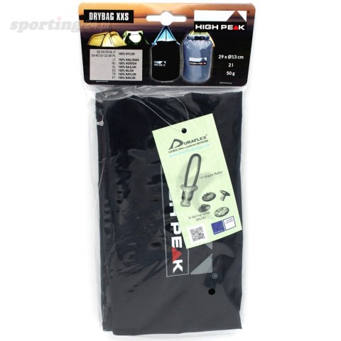 Worek żeglarski High Peak Drybag 1L XXS czarny 32057 High Peak Worek żeglarski High Peak Drybag 1L XXS czarny 32057 High Peak