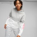 Bluza damska Puma Power Colorblock Hoodie FL szaro-biała 676023 04 Puma