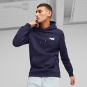Bluza męska Puma ESS+ 2 Col Small Logo Hoodie FL granatowa 674471 06 Puma