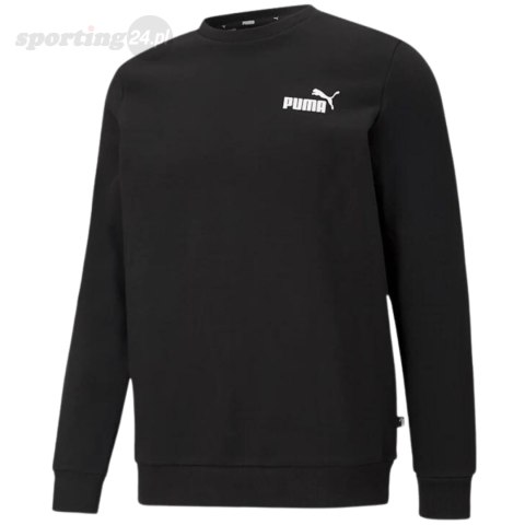 Bluza męska Puma ESS Small Logo Crew FL czarna 586682 01 Puma Bluza męska Puma ESS Small Logo Crew FL czarna 586682 01 Puma
