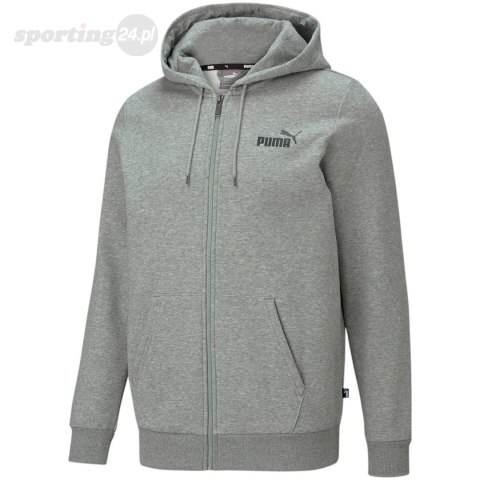 Bluza męska Puma ESS Small Logo FZ Hoodie FL szary 586702 03 Puma Bluza męska Puma ESS Small Logo FZ Hoodie FL szary 586702 03 Puma