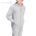 Bluza męska adidas Essentials Fleece 3-Stripes Full-Zip szara IJ6479 Adidas