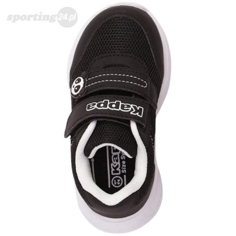 Buty dla dzieci Kappa Jak M czarno-białe 280024M 1110 Kappa Buty dla dzieci Kappa Jak M czarno-białe 280024M 1110 Kappa