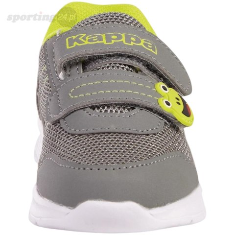 Buty dla dzieci Kappa Jak M szaro-limonkowe 280024M 1633 Kappa Buty dla dzieci Kappa Jak M szaro-limonkowe 280024M 1633 Kappa