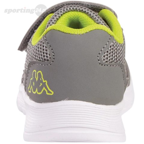 Buty dla dzieci Kappa Jak M szaro-limonkowe 280024M 1633 Kappa Buty dla dzieci Kappa Jak M szaro-limonkowe 280024M 1633 Kappa