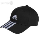 Czapka z daszkiem adidas Baseball 3-Stripes Cotton Twill Baseball czarna IB3242 Adidas