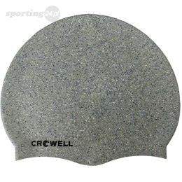 Czepek pływacki silikonowy Crowell Recycling Pearl srebrny kol.2 Crowell