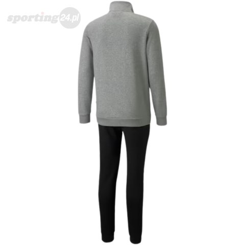 Dres męski Puma Clean Sweat Suit FL szaro-czarny 585841 03 Puma Dres męski Puma Clean Sweat Suit FL szaro-czarny 585841 03 Puma