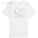 Koszulka męska Puma ESS+ LOGO LAB Holiday Tee biała 675922 02 Puma