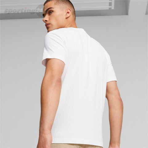 Koszulka męska Puma ESS+ LOGO LAB Holiday Tee biała 675922 02 Puma Koszulka męska Puma ESS+ LOGO LAB Holiday Tee biała 675922 02 Puma