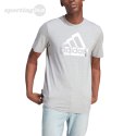 Koszulka męska adidas Sportswear Future Icons Metallic Tee szara II3467 Adidas