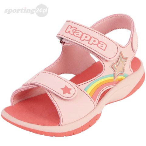 Sandały dla dzieci Kappa Pelangi G różowe 261042K 2129 Kappa Sandały dla dzieci Kappa Pelangi G różowe 261042K 2129 Kappa