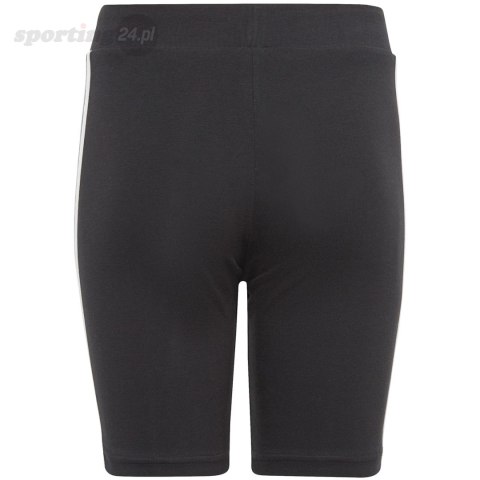 Spodenki dla dzieci adidas Essentials 3-Stripes Cotton Bike Tights czarne IC3628 Adidas Spodenki dla dzieci adidas Essentials 3-Stripes Cotton Bike Tights czarne IC3628 Adidas