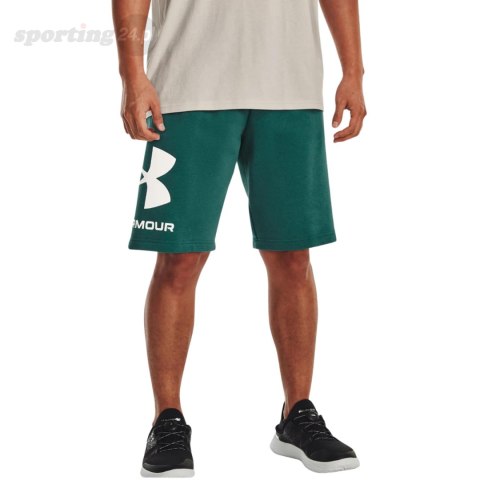 Spodenki męskie Under Armour Rival FLC Big Logo Shorts zielone 1357118 722 Under Armour Spodenki męskie Under Armour Rival FLC Big Logo Shorts zielone 1357118 722 Under Armour