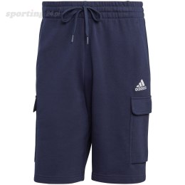 Spodenki męskie adidas Essentials French Terry Cargo granatowe HA4339 Adidas