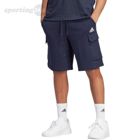 Spodenki męskie adidas Essentials French Terry Cargo granatowe HA4339 Adidas Spodenki męskie adidas Essentials French Terry Cargo granatowe HA4339 Adidas