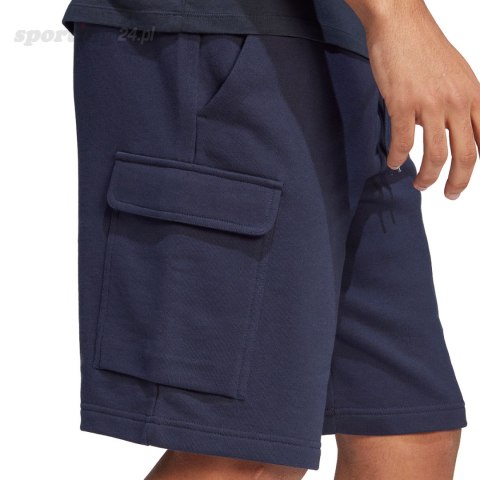 Spodenki męskie adidas Essentials French Terry Cargo granatowe HA4339 Adidas Spodenki męskie adidas Essentials French Terry Cargo granatowe HA4339 Adidas