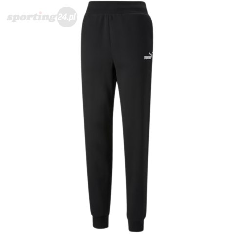 Spodnie damskie Pum ESS+ Embroidery High-Waist Pants FL czarne 670007 01 Puma