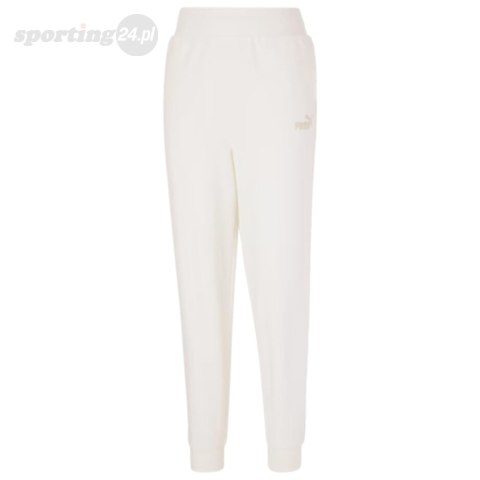 Spodnie damskie Puma ESS+ Embroidery High-Waist Pants FL kremowe 670007 99 Puma Spodnie damskie Puma ESS+ Embroidery High-Waist Pants FL kremowe 670007 99 Puma