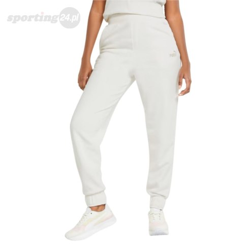 Spodnie damskie Puma ESS+ Embroidery High-Waist Pants FL kremowe 670007 99 Puma Spodnie damskie Puma ESS+ Embroidery High-Waist Pants FL kremowe 670007 99 Puma