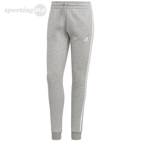 Spodnie damskie adidas Essentials 3-Stripes Fleece szare IL3282 Adidas