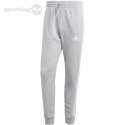 Spodnie męskie adidas Essentials Fleece 3-Stripes Tapered Cuff szare IJ6494 Adidas