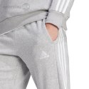 Spodnie męskie adidas Essentials Fleece 3-Stripes Tapered Cuff szare IJ6494 Adidas