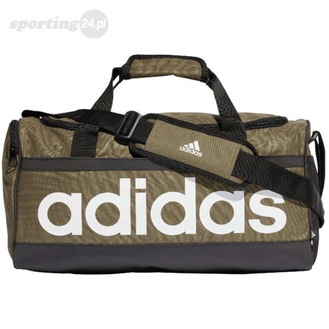Torba adidas Essentials Linear Duffel Medium zielona HR5350 Adidas Torba adidas Essentials Linear Duffel Medium zielona HR5350 Adidas