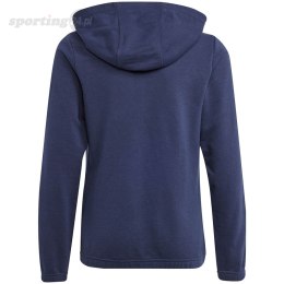 Bluza dla dzieci adidas Essentials 3-Stripes Full-Zip Hoodie granatowa IB1667 Adidas