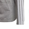 Bluza dla dzieci adidas Essentials 3-Stripes Full-Zip Hoodie szara IC3635 Adidas