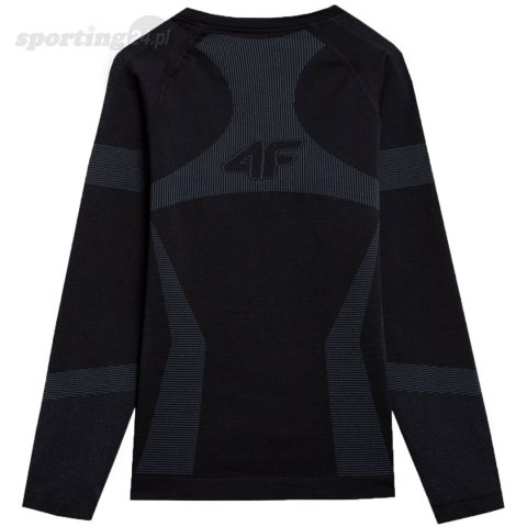 Bluza termoaktywna damska 4F F113 głęboka czerń 4FAW23USEAF113 20S 4F Bluza termoaktywna damska 4F F113 głęboka czerń 4FAW23USEAF113 20S 4F