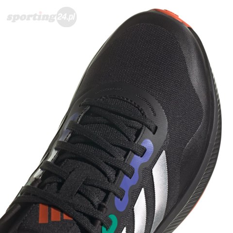 Buty męskie adidas Runfalcon 3 TR czarno-zielono-fioletowe HP7570 Adidas Buty męskie adidas Runfalcon 3 TR czarno-zielono-fioletowe HP7570 Adidas