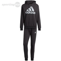 Dres męski adidas Big Logo Terry Track Suit czarny IJ8555 Adidas