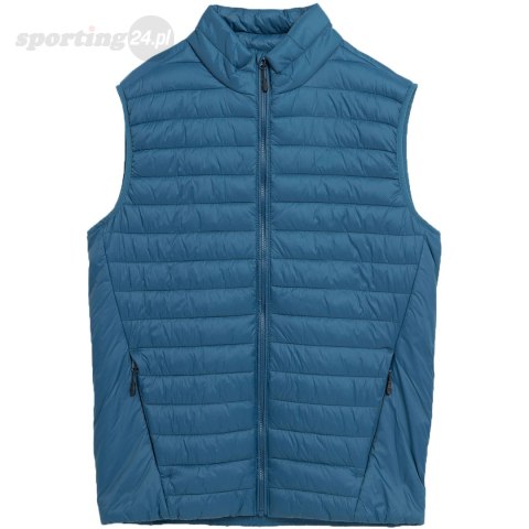 Kamizelka męska 4F M062 denim 4FAW23TVESM062 32S 4F Kamizelka męska 4F M062 denim 4FAW23TVESM062 32S 4F