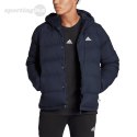 Kurtka męska adidas Helionic Hooded Down granatowa HG8750 Adidas