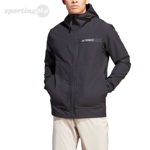 Kurtka męska adidas Terrex Multi Soft Shell czarna HZ4425 Adidas Kurtka męska adidas Terrex Multi Soft Shell czarna HZ4425 Adidas