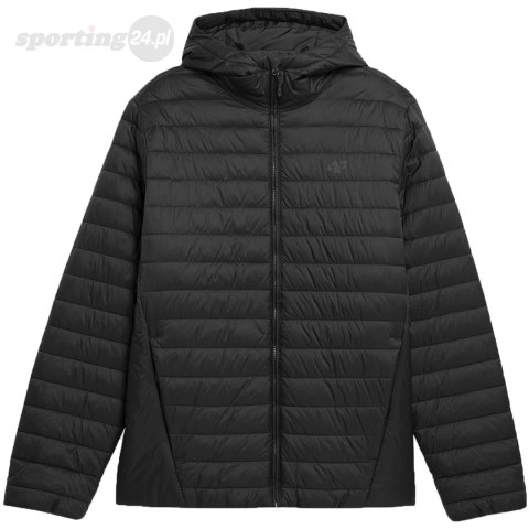 Kurtka męska puchowa 4F M240 głęboka czerń 4FAW23TDJAM240 20S 4F Kurtka męska puchowa 4F M240 głęboka czerń 4FAW23TDJAM240 20S 4F
