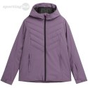 Kurtka narciarska damska 4F F122 ciemny fiolet 4FAW23TJACF122 50S 4F
