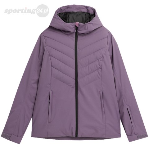 Kurtka narciarska damska 4F F122 ciemny fiolet 4FAW23TJACF122 50S 4F Kurtka narciarska damska 4F F122 ciemny fiolet 4FAW23TJACF122 50S 4F
