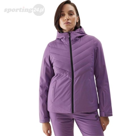 Kurtka narciarska damska 4F F122 ciemny fiolet 4FAW23TJACF122 50S 4F Kurtka narciarska damska 4F F122 ciemny fiolet 4FAW23TJACF122 50S 4F