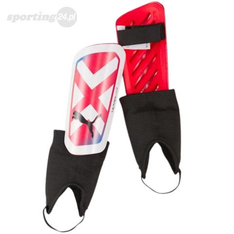 Ochraniacze piłkarskie Puma Ultra Light Ankle czerwono-białe 30874 05 Puma Ochraniacze piłkarskie Puma Ultra Light Ankle czerwono-białe 30874 05 Puma